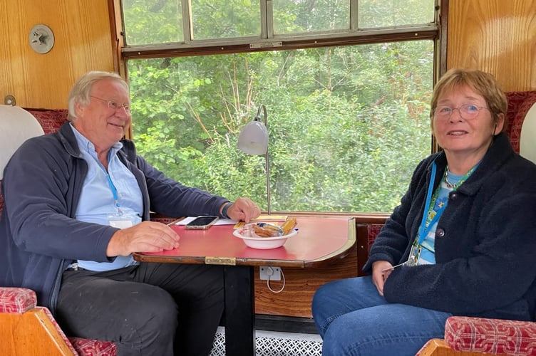 Bob and Rae Musk are regulars at the Buckfastleigh Memory Cafe